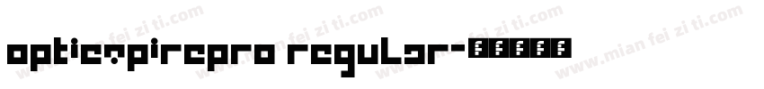 OPTIEmpirePro Regular字体转换